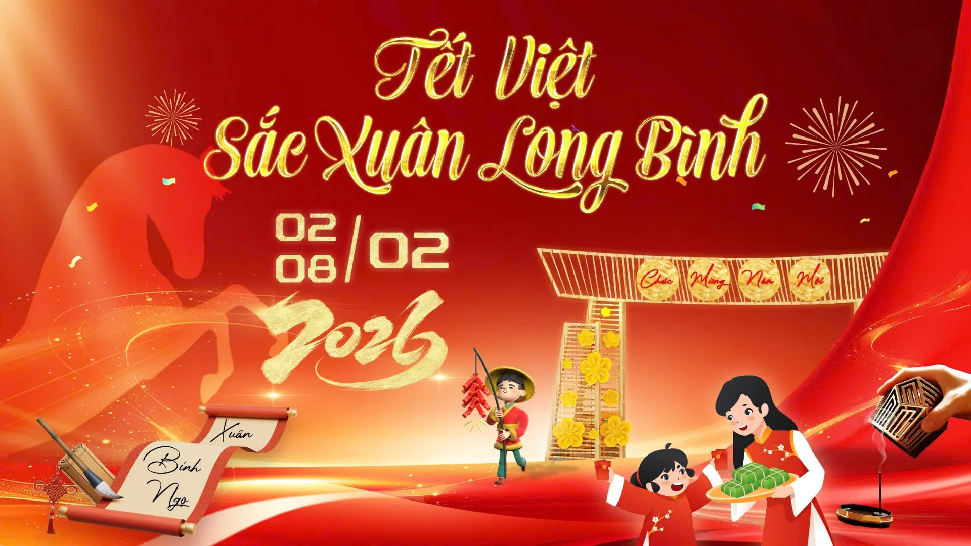 Hội Chợ Tết Việt - Sắc Xuân Long Bình 2026 tại TP.Hồ Chí Minh